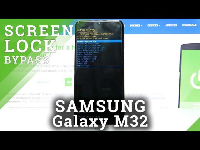 How to Hard Reset SAMSUNG Galaxy M32 - Bypass Screen Lock / Factory Data Reset by Recovery Mode