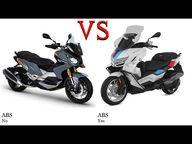 Peugeot XP 400 vs BMW C 400 Test specification comparison