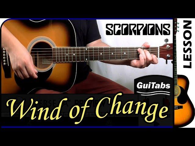 How to play WIND OF CHANGE - Scorpions  / GUITAR Lesson  / GuiTabs N°159