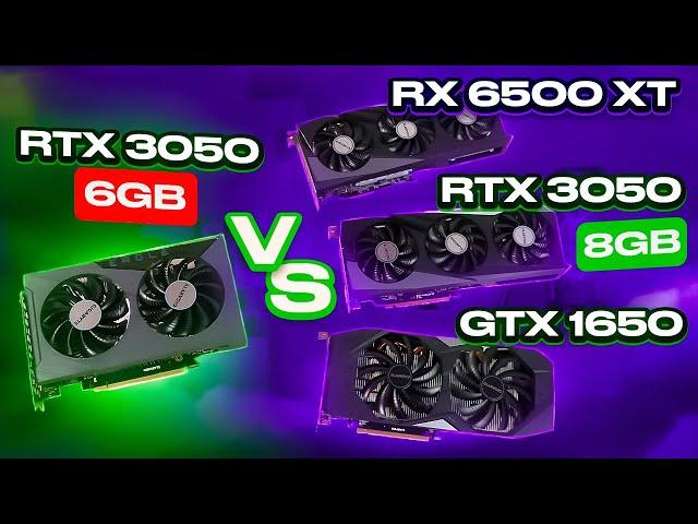 RTX 3050 6GB vs RX 6500 XT. Can the new 6GB RTX 3050 compete with AMD?