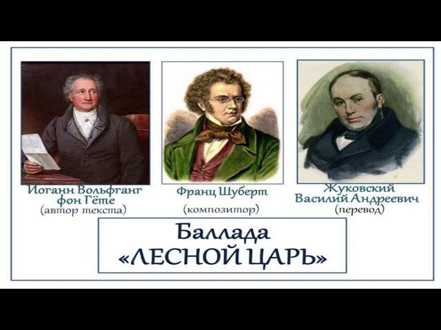 Урок музыки в 6 классе. "Старинной песни мир".Баллада" Лесной царь"