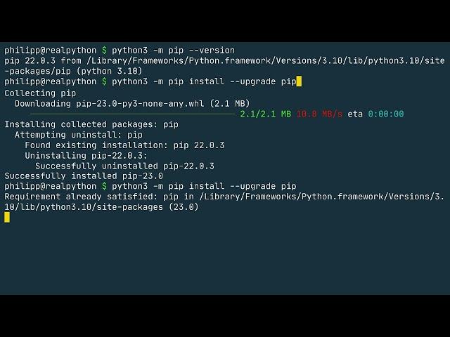 Installing Packages With pip: Python Basics