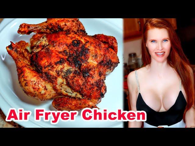 Air Fryer Whole Chicken Recipe Cooking Simple Healthy