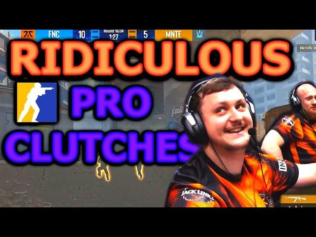 Most Ridiculous CS2 Pro Clutches!