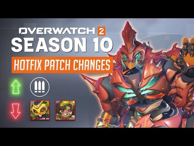 ORISA is finally nerfed | Overwatch 2 - Season 10 HOTFIX Patch