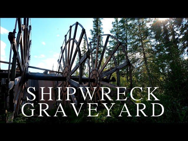 Abandoned Shipyard in Remote Canada With Seven Ships Left Behind