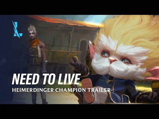 Need to live | Heimerdinger Champion Trailer - League of Legends: Wild Rift