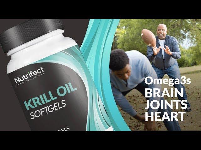 Krill Oil Softgels Supplement Highlight