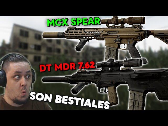 USO LAS 2 MEJORES ARMAS DEL TARKOV - DT MDR 7.62 - MCX SPEAR 6.8