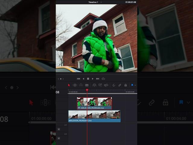 Speed flash effect in DaVinci Resolve