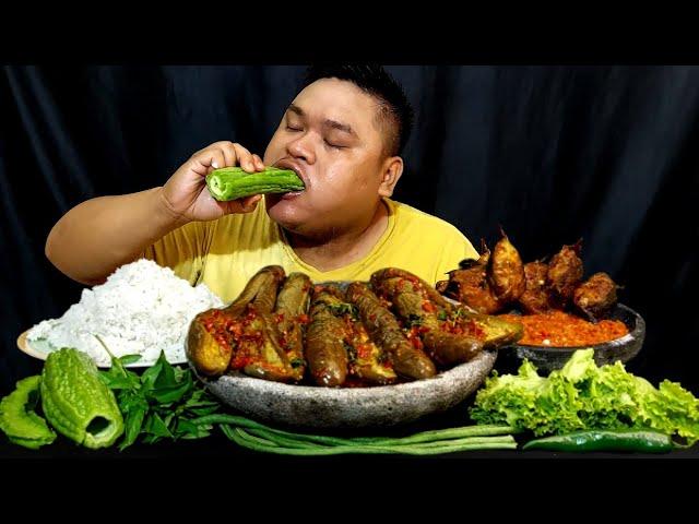 1KG TERONG BALADO SAMBAL TERASI IKAN GORENG SEMBILANG LALAPAN MENTAH...