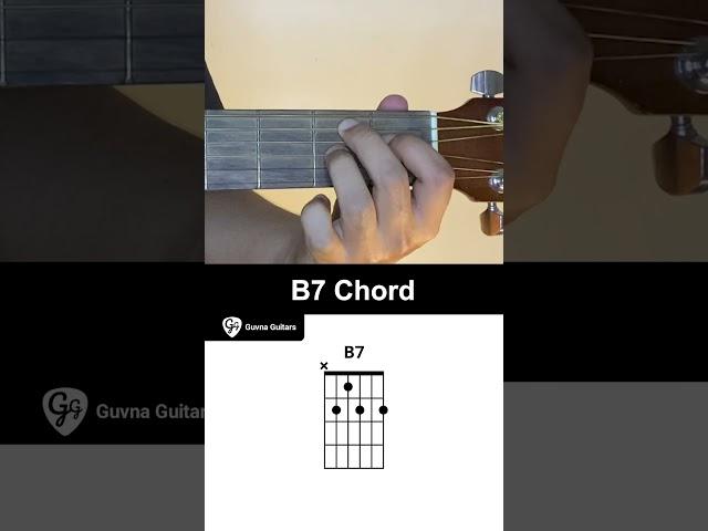 How To Play The B7 Chord On Guitar - Guvna Guitars