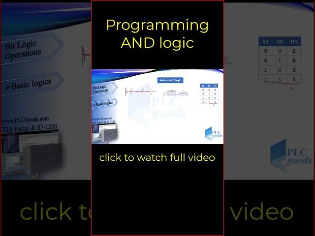 Programming AND logic
