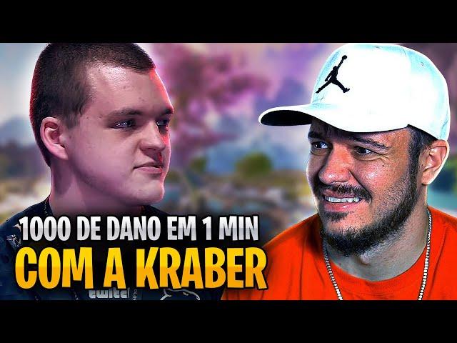 APEX REACT | HISWATTSON puxou a KRABER e matou 3 SQUADS SEGUIDOS!