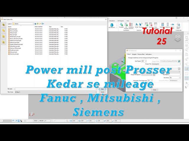 autodesk powermill 2021 post processor file  powermill post processor kidar milega toturial