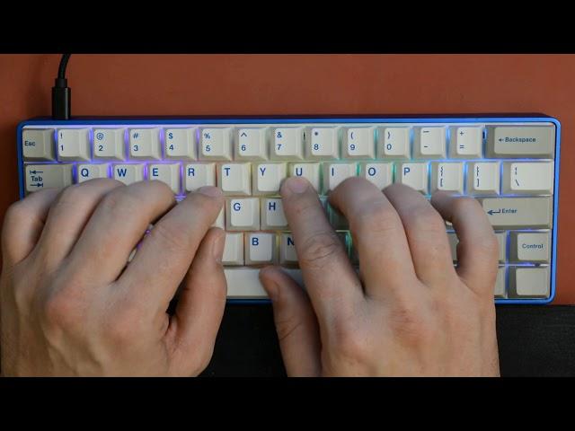 Mechanical keyboard typing ASMR 1 hour
