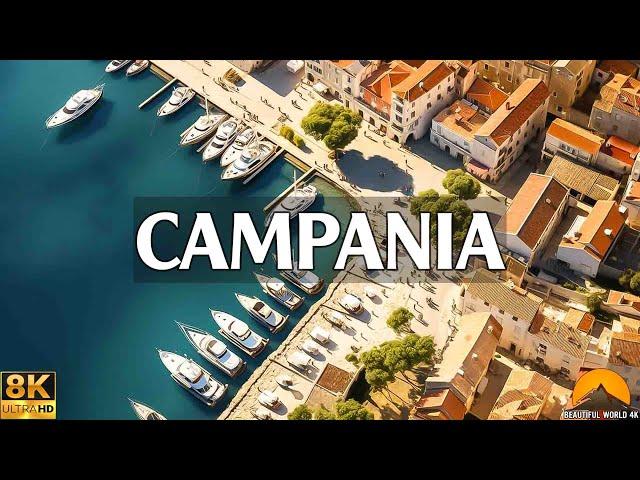 FLY OVER CAMPANIA, ITALY (4K UHD) - Beautiful Natural Scenery With Relaxing Music |4K SUPER HD VIDEO