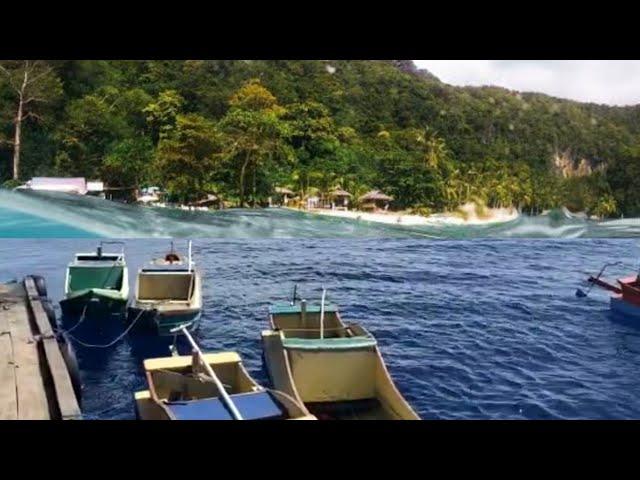 crue mancing tuna panel fishing di laut papua