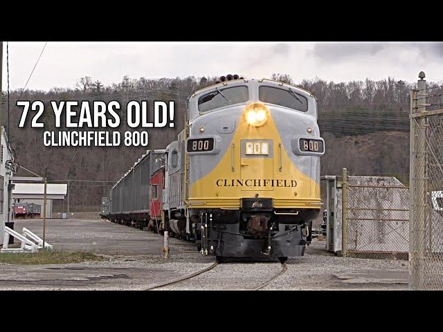 72 Years Old and Still Pulling Freight: Clinchfield Railroad 800