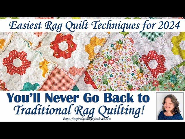 How the Make the Easiest Rag Quilt Techniques for 2024 | Lea Louise Quilts Tutorial