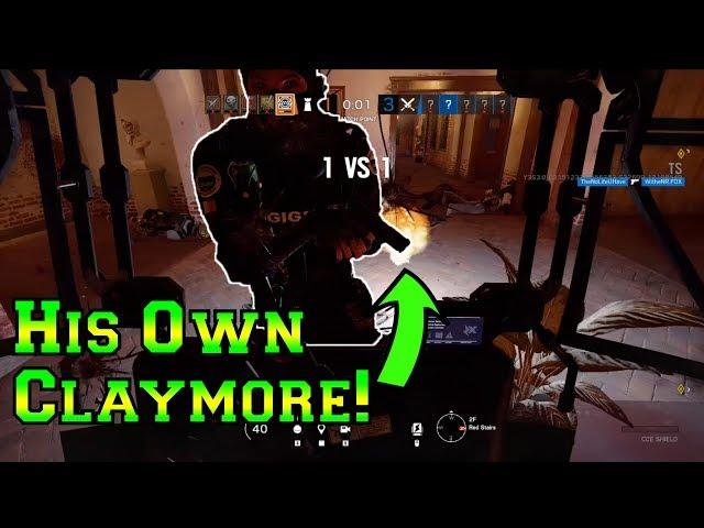 Baited Twitch in her own Claymore! *Clash and Lesion Combo* - Rainbow Six Siege Grim Sky TTS