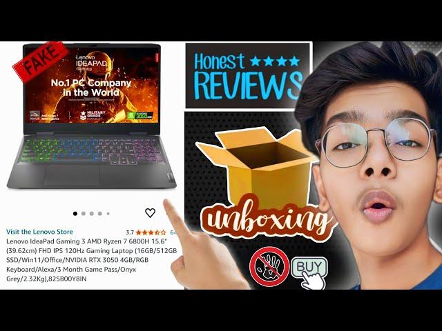 Lanevo IdeaPad Gaming 3 Review - Ryzen 7 6800 RTX 3050 4 GB  | best laptop under 60000 | Enough