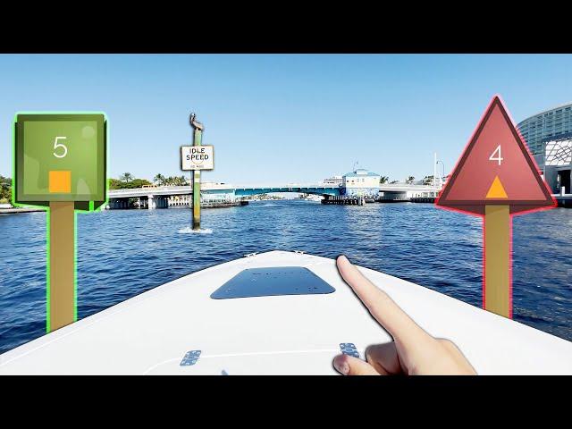 How to Navigate the ICW: Channel Markers, Bridges and Wake Zones