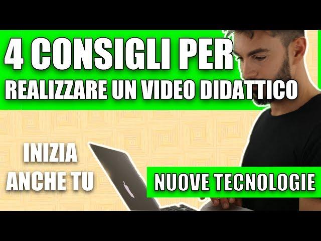 4 consigli per costruire un video didattico [scuola-didattica]