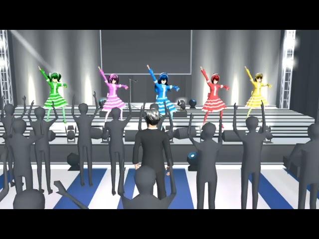 [Girl Group] Unite in the sky - 2MRM2 || Sakura School simulator 