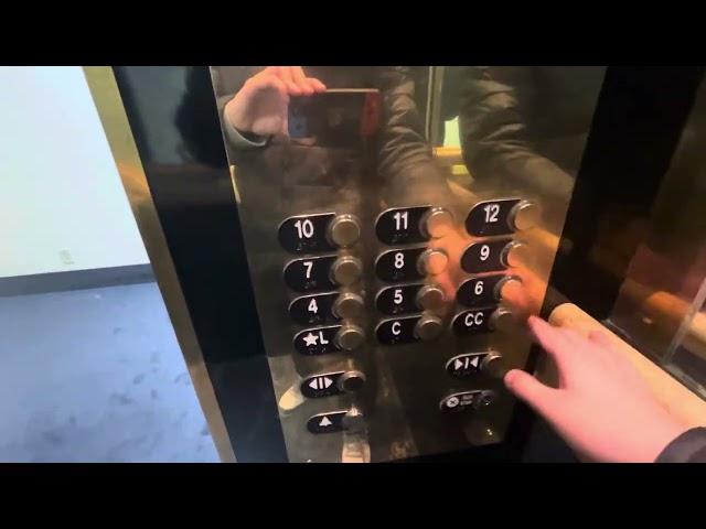 Tricked!!! Otis Traction Elevators @ Harveys Lake Tahoe Mountain Tower. Stateline, NV