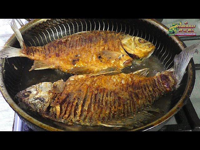 Рыбак покажет, как вкусно поджарить карасей правильно, Караси с черемшой дальневосточный рецепт
