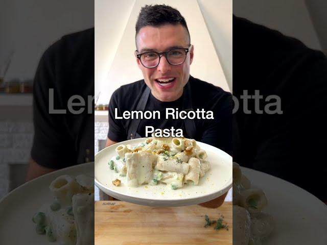 Lemon Ricotta Pasta is a Quick 20-min Dinner