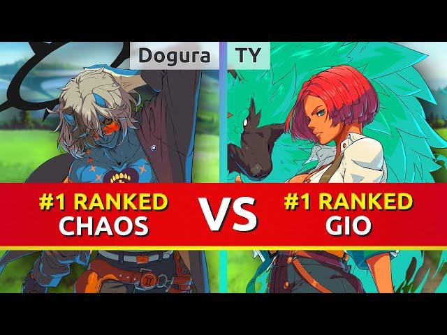 GGST ▰ Dogura (#1 Ranked Happy Chaos) vs TY (#1 Ranked Giovanna). Guilty Gear Strive