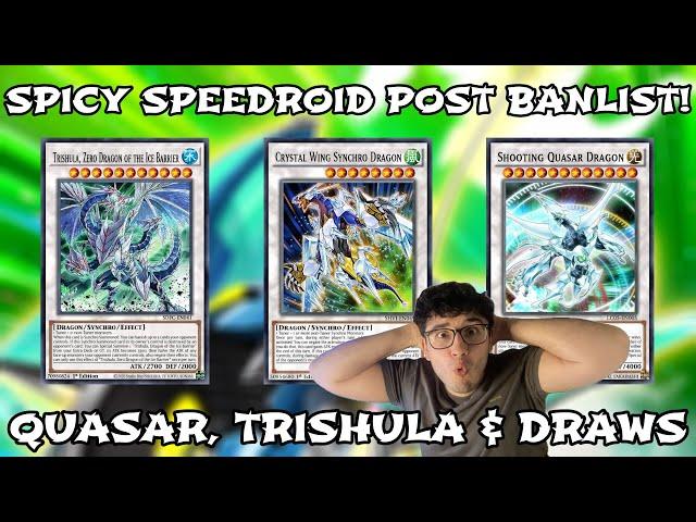 Yu-Gi-Oh! Duel Links || SPEEDROID POST BANLIST JUST GOT CRAZY! QUASAR TURN 1/ ACCEL SYNCHRO TRISHULA