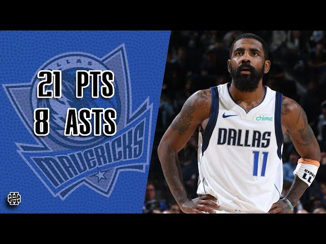 Kyrie Irving 21 pts 8 asts vs Warriors 24/25 season