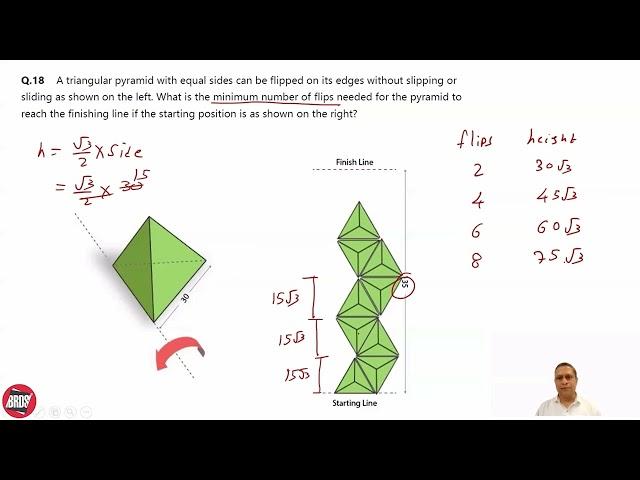 UCEED 2023 ORIGINAL PAPER SOLUTION | Question 18 - NAT Solution | BRDS