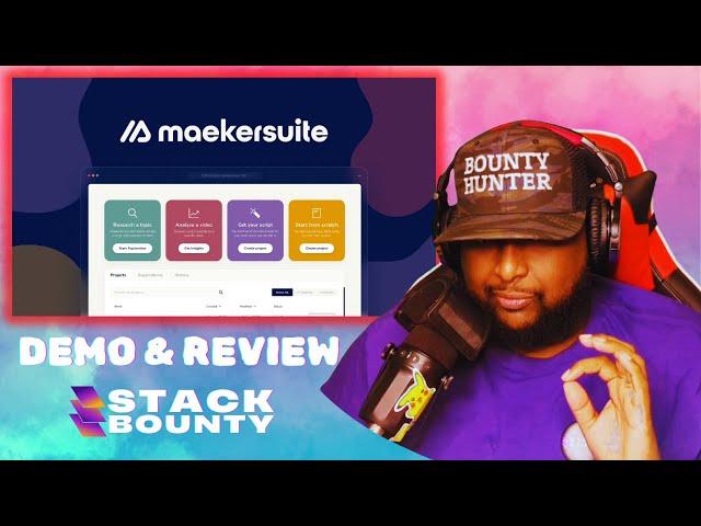  Maekersuite Review! AI Transforms Your YouTube Video Scripts  | Full Demo Inside! #appsumodeal