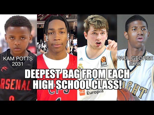 PLAYER WITH THE DEEPEST BAG IN EACH HS CLASS!