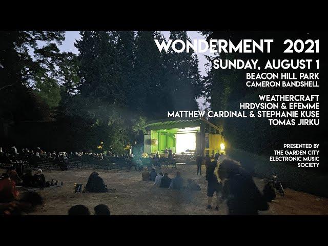 Wonderment 2021 @ Cameron Bandshell - Matthew Cardinal & Stephanie Kuse, Tomas Jirku and more