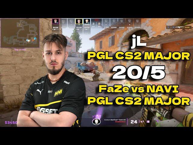 CS2 POV NAVI jL (20/5) vs FaZe (Inferno) PGL CS2 Major Copenhagen 2024 Grand final