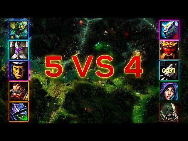 5 vs 4 Rebirth of HoN Tournament Semifinals Highlights