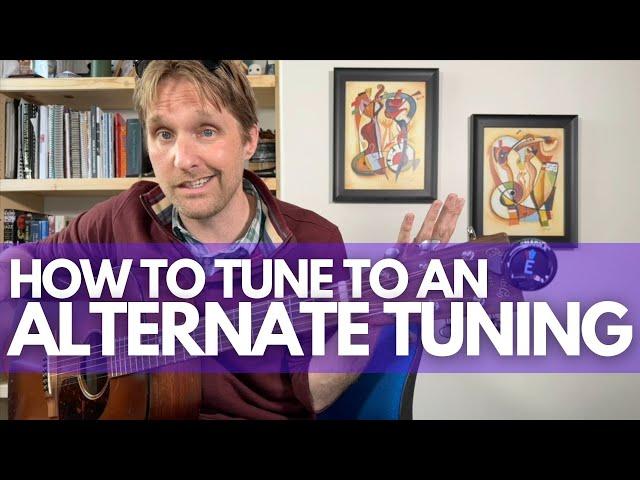 How to Tune a Guitar to Alternate Tunings - Guitar Lessons with Stuart!