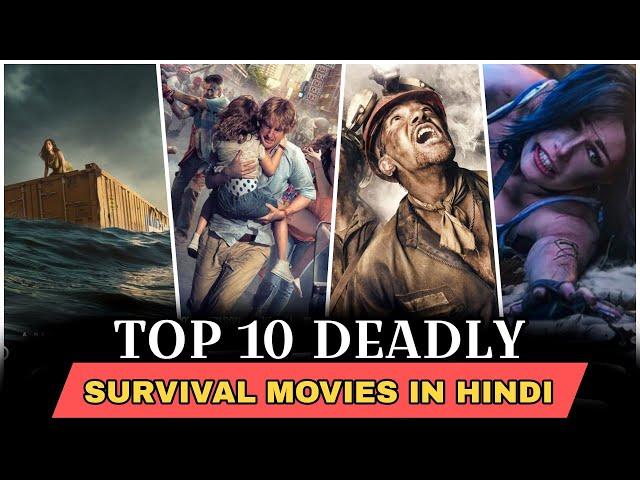 Top 10 Best Survival Movies in Hindi | Survival Movies 2024 | Netflix & Amazon prime |