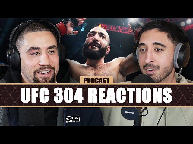 Robert Whittaker REACTS To UFC 304! | MMArcade Podcast (Episode 46)