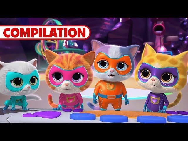 Super Moments from SuperKitties!  | 41 Minute Compilation | SuperKitties | @disneyjr​