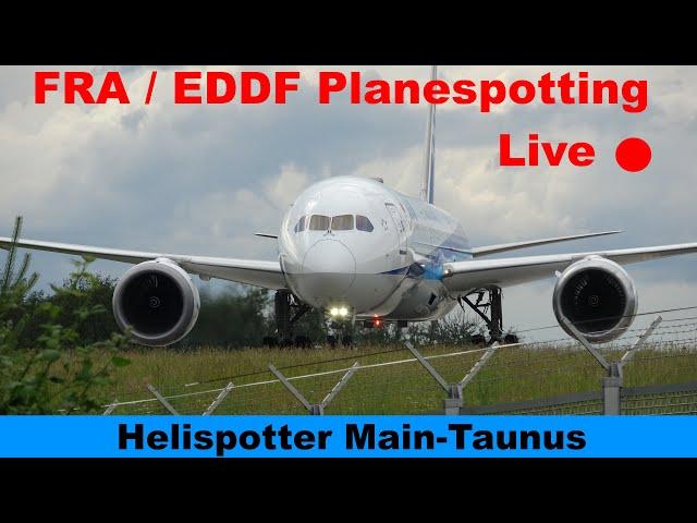 FRA LIVE  Planespotting 18-West | WATERSPRAY ACTION ️