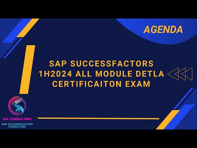 SAP SuccessFactors 1H 2024 Delta All Modules Questions and Answers | SF All Modules delta1H2024