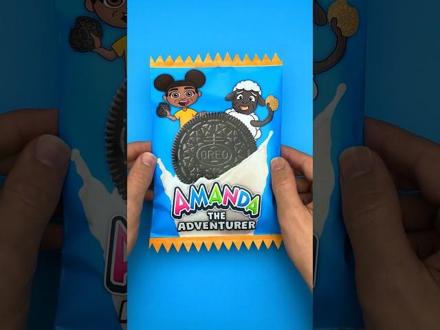 ASMR Unboxing Amanda The Adventurer Cookie OREO  #shorts