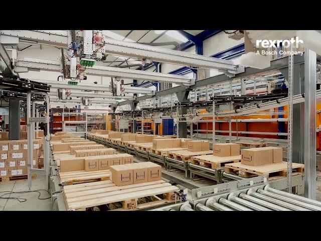 Gantry Type Palletizer by Bosch Rexroth