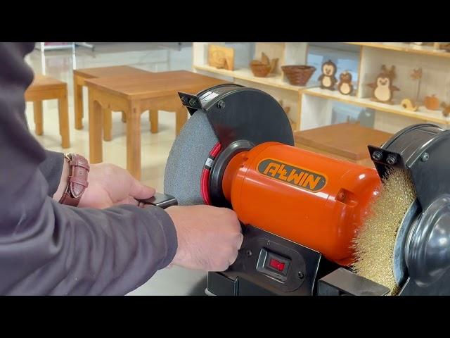 Introduction of Allwin bench grinder with wire wheel TDS-150EBL3#powertools #allwin